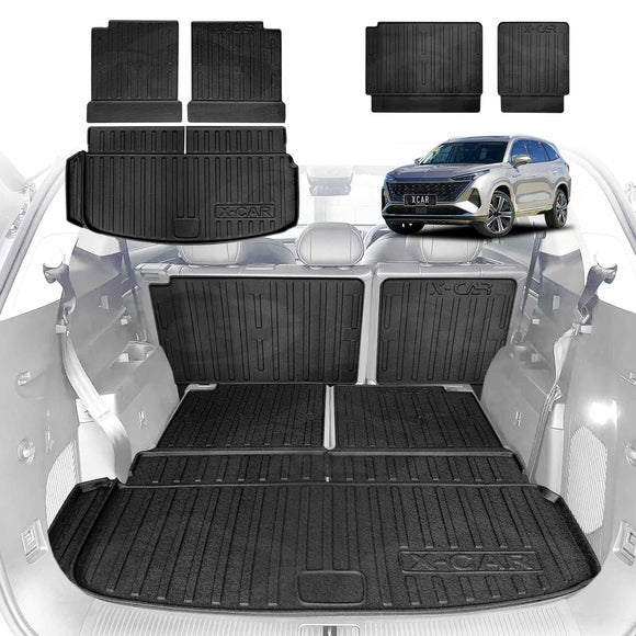 Boot Liners/ Back Seat Protector for MG QS 2025-Onwards All Weather Cargo Mats