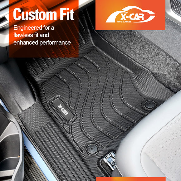 3D Floor Mats for LDV Terron 9 Dual Cab 2025-Onwards All Weather Car Liners