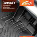 3D Floor Mats for LDV Terron 9 Dual Cab 2025-Onwards All Weather Car Liners-5