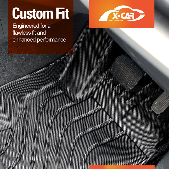 3D Floor Mats for LDV Terron 9 Dual Cab 2025-Onwards All Weather Car Liners