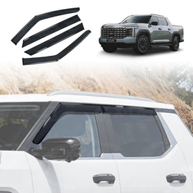 X-CAR weathershields installed on MG MGU9 car windows.

