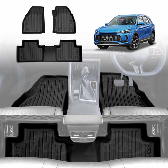 3D Floor Mats for MG ZS 2024-Onwards All Weather Car Mats