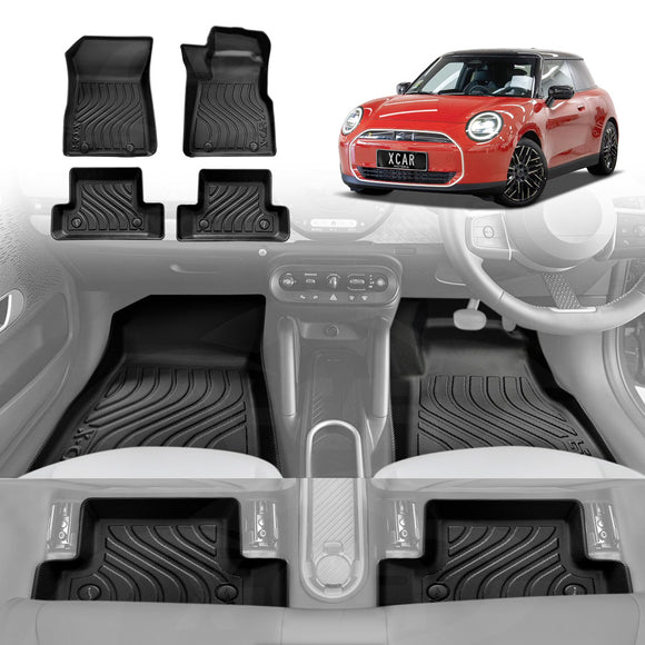 3D Floor Mats for Mini Cooper 3 Door J01 Series 2024-Onwards All-Weather Car Liners