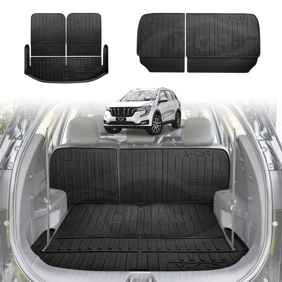 Boot Liner/ Back Seat Protector for Mahindra XUV700 2023-Onwards All Weather Cargo Mats