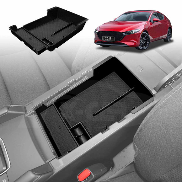 Glove Box Armrest Organiser Tray for Mazda 3 BP Series 2019-Onwards