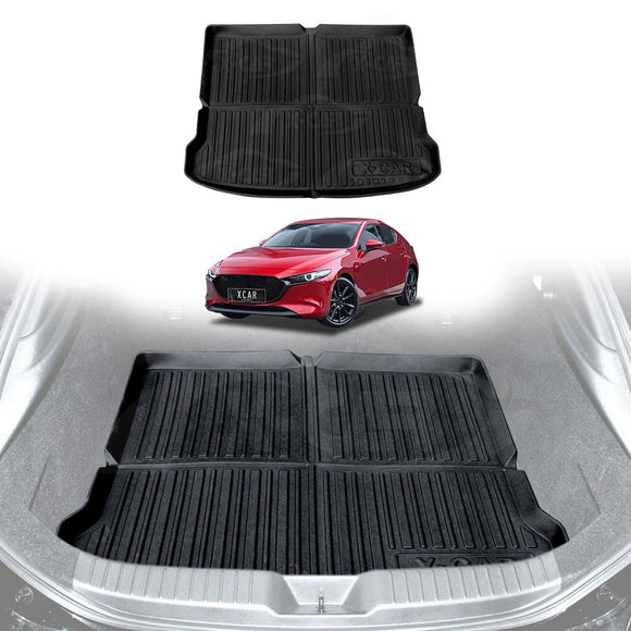 Boot Liner/ Back Seat Protector for Mazda 3 Hatch BP Series 2019-Onwards Cargo Mat