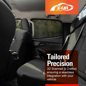 Rear Window Sun Shades for Mazda BT-50 BT50 Dual Cab 2020-Onwards TF Series - 0