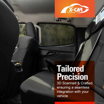 Rear Window Sun Shades for Mazda BT-50 BT50 Dual Cab 2020-Onwards TF Series - 0