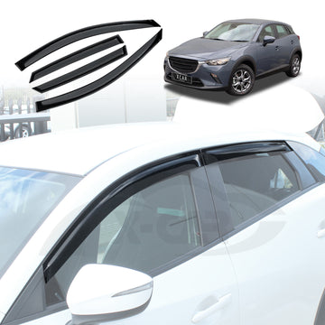 WeatherShields for Mazda CX-3 2015-Onwards Car Weather Shields Wind Deflectors Sun Visors