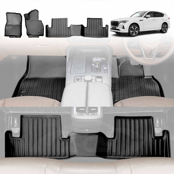 3D Floor Mats for Mazda CX-60 CX60 2023-2024 All-Weather Liners