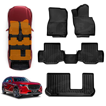 Floor Mats for Mazda CX-80 CX80 2024-Onwards All-Weather Liners