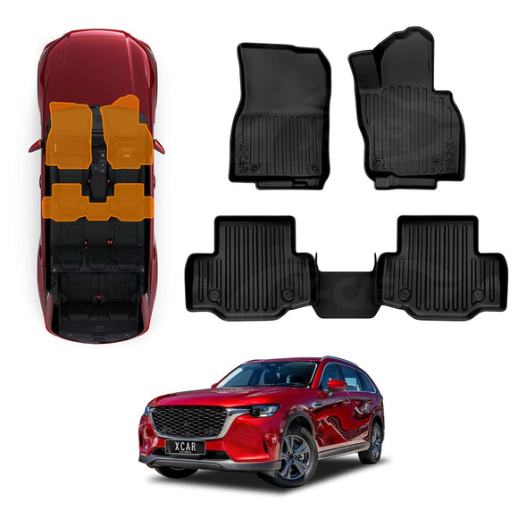 Floor Mats for Mazda CX-80 CX80 2024-Onwards All-Weather Liners