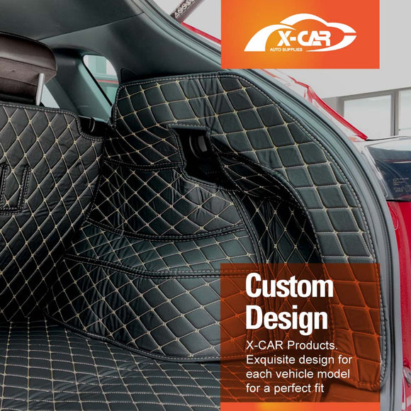 Premium Boot Liner Back Seats Protector for Mazda CX5 CX-5 2017-2026 PU Leather