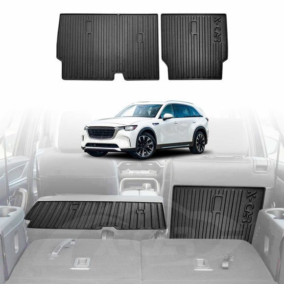 Boot Liner Back Seats Protector for Mazda CX-90 CX90 2023-Onwards All-Weather Liners
