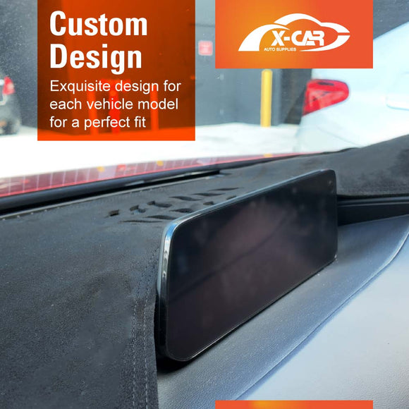 Dash Mat for Mazda 3 BP Series Hatch Sedan 2019-Onwards Non-Slip Microfiber Pad Cover