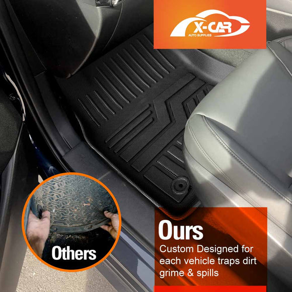 3D Floor Mats for Mazda 3 BP Series Hatch Sedan 2019-Onwards All-Weather Car Liners