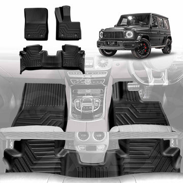 3D Floor Mats for Mercedes-Benz G-Class W463 2019-Onwards All-Weather Car Liners