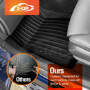 3D Floor Mats for Mercedes-Benz GLC Class 2015-2022 All-Weather Car Liners-6