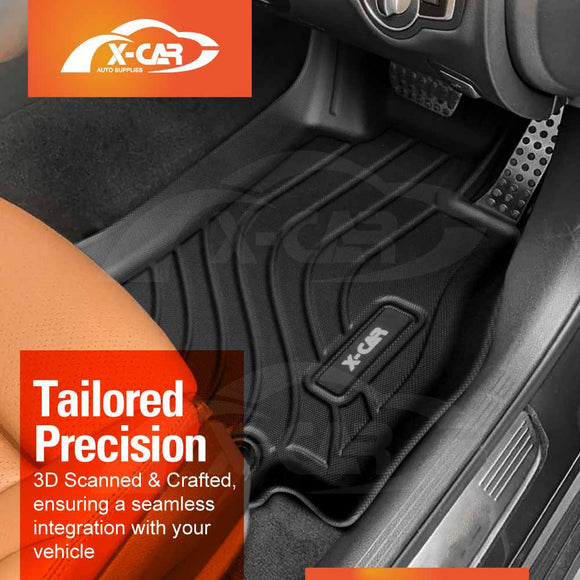 3D Floor Mats for Mercedes-Benz C-Class Sedan 2014-2022 All-Weather Car Liners