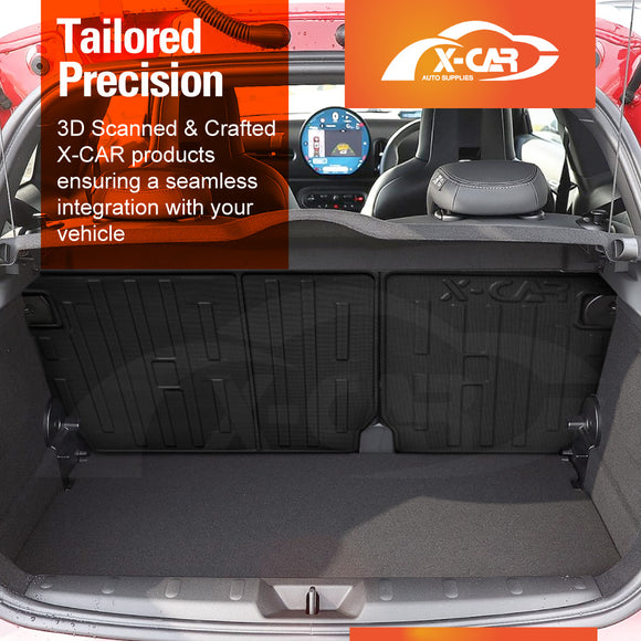 Boot Liner/ Back Seat Protector for Mini Cooper 3 Door 2024-Onwards All Weather Cargo Mat