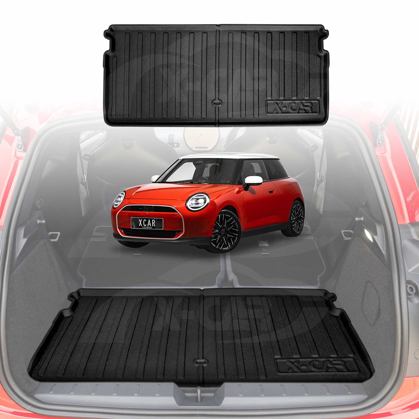 Boot Liner for Mini Cooper 3 Door 2024-Onwards All Weather Cargo Mat ...