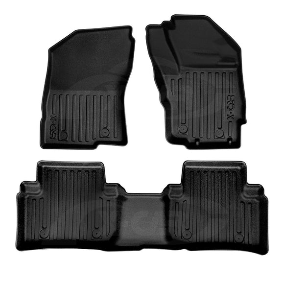 3D Floor Mats for Mitsubishi Eclipse Cross 2017-2020 All-Weather Liners