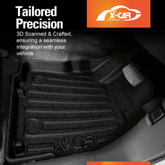 3D Floor Mats for Mitsubishi Eclipse Cross 2021-Onwards All-Weather Liners