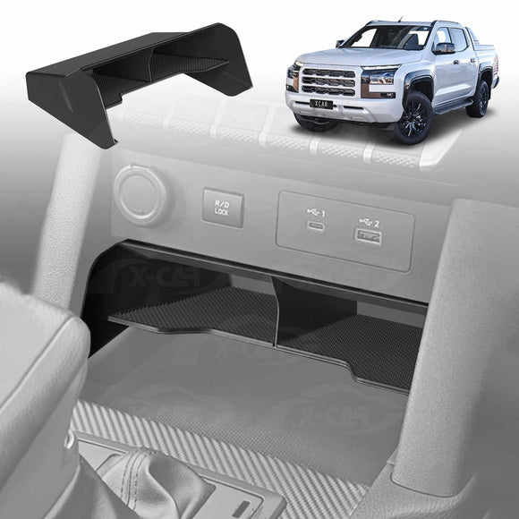 Centre Console Organizer Set for Mitsubishi Triton MV Double Cab 2024-Onwards Armrest Tray Storage Box Cup Holder Car Interior Accessories