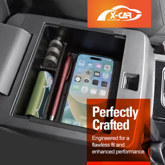 Centre Console Organizer Set for Mitsubishi Triton MV Double Cab 2024-Onwards Armrest Tray Storage Box Cup Holder Car Interior Accessories