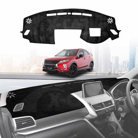 Dash Mat for Mitsubishi Eclipse Cross With HUD 2017-2020 Non-Slip Microfiber Pad Cover