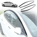 WeatherShields For Tesla Model 3 2017-2023 Car Weather Shields Wind Deflectors Sun Visors-1