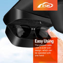 Tesla Model 3 Sun glasses Holder Car Glasses Case Box Flocking Lining Organizer-6