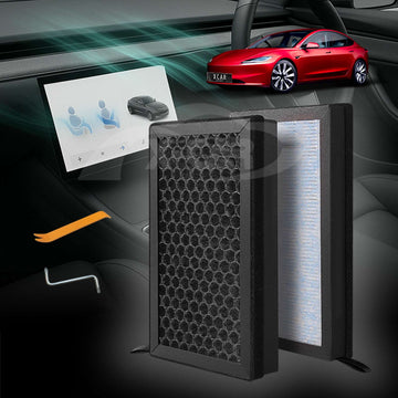 Tesla Model 3 Highland 2023-Onwards Cabin Air Filter HEPA Activated Carbon Charcoal Replacement