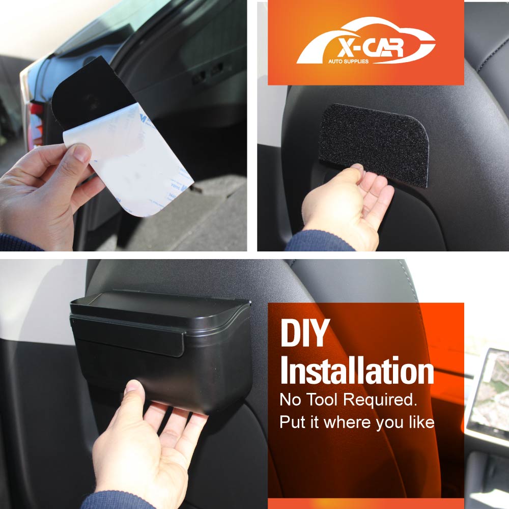 Velcro TPE Storage Box Sunglasses Holder Organizer Accessories | X-CAR