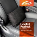 Black Headrest/Waist Pillow for Tesla Model 3/Y Seat Neck/Back Support Cushion Accessories