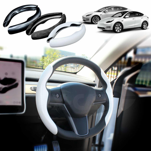 Tesla Model Y/3 Steering Wheel Grip Grab Cover Accessories
