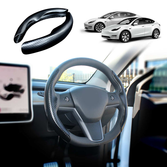 Tesla Model Y/3 Steering Wheel Grip Grab Cover Accessories