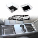 Premium Centre Console Organiser Tray for Tesla Model 3/Y Armrest Storage Box Cubby Drawer Container-1