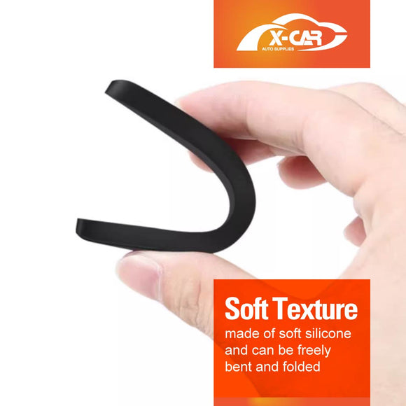 4PCS Car Door Edge Corner Protector for Tesla Model Y 2021-2025 Door Guards Anti-Scratch Cover