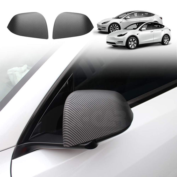 Rear View Mirror Trim Cover For Tesla Model Y 2022-2024