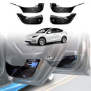 Steel Car Door Protector Cover Panel Guard For Tesla Model Y 2022-2025-1