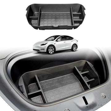 Tesla Model Y 2022-2025 Front Trunk Cargo Organizer Frunk Storage Box Organizer Tray