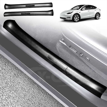 Tesla Model Y 2022-2025 Front and Rear Door Sill Protector - 0