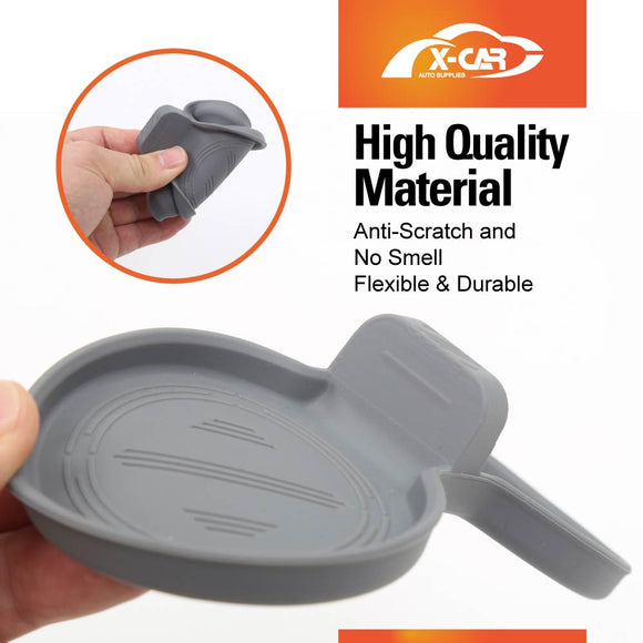 Soft Silicone Organizer Pad Set for Tesla Model 3 Highland 2023-Onwards Center Console Armrest Storage Cup Holder Coaster