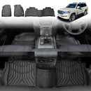 3D Floor Mats for Toyota LandCruiser 200 Series 2007-2021 All-Weather Liners-1