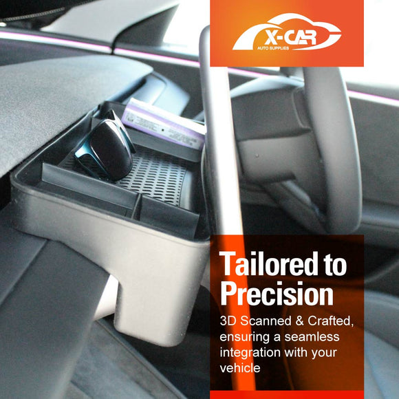 Center Screen Console Dash Tray for Tesla Model 3 Highland 2023-Onwards Organizer Hidden Storage