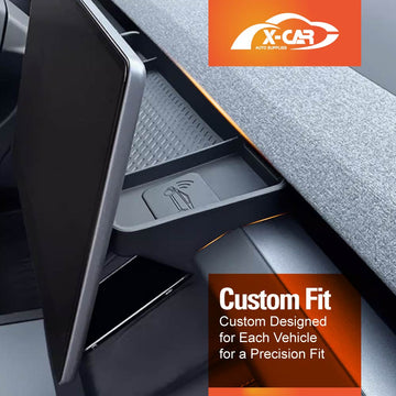 Center Screen Console Dash Tray for Tesla Model 3 Highland 2023-Onwards Organizer Hidden Storage - 0