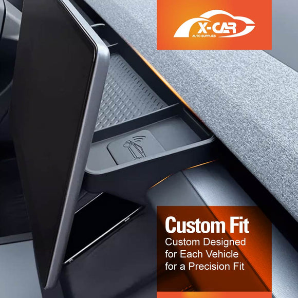 Center Screen Console Dash Tray for Tesla Model 3 Highland 2023-Onwards Organizer Hidden Storage