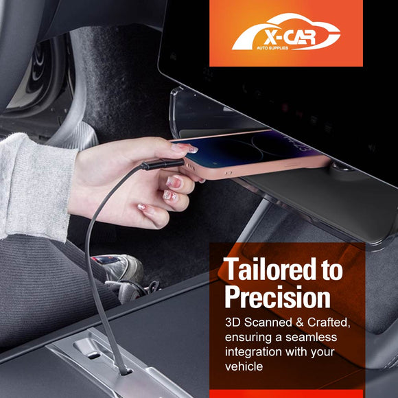 Center Console Screen Organizer Tray for Tesla Model 3 Highland 2023-Onwards Magnetic Storage