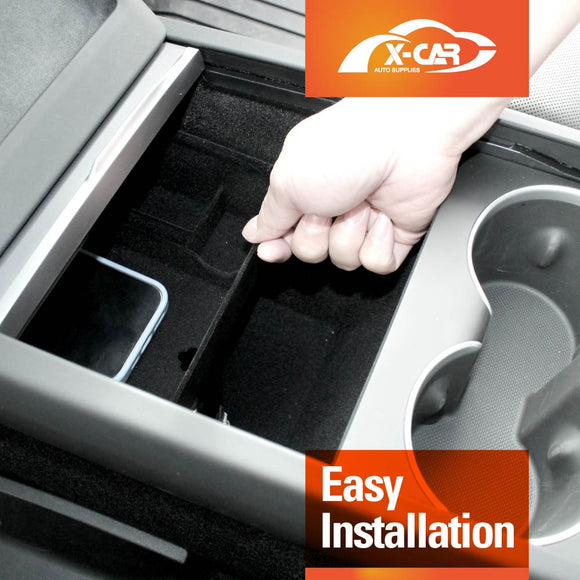 Centre Console Organizer Tray for Tesla Model 3 Highland 2023-Onwards Armrest Storage Box Cup Holder
